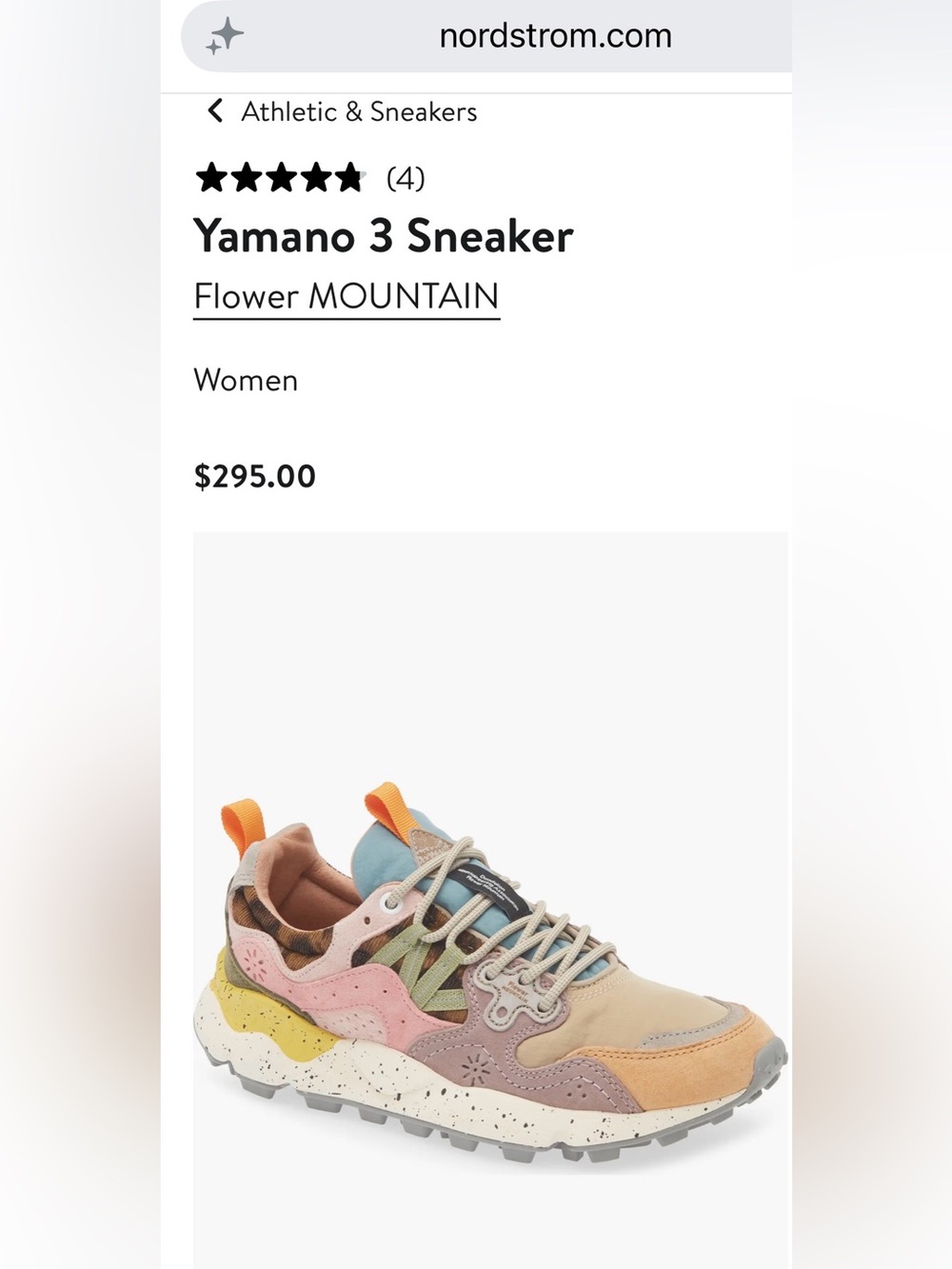 NWT Flower Mountain Yamano 3 Sneaker in Leopard- Light Mustard - Grey - Cipria - Picture 2 of 16